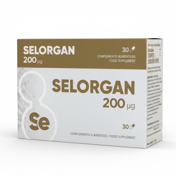 Selorgan · Selenium 200μg · 30 capsules